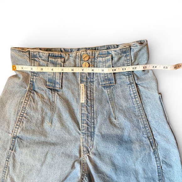 Z. Cavaricci Jeans High Waist Pleated, Barrel, Vintage, Light Wash 80s, Size 28 - Picture 3 of 10